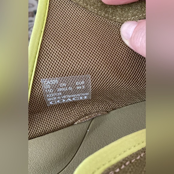 New Coach CA326 Mens Size 11 Light Surplus Sport Colorblock Slides Sandals $179 - Picture 3 of 7